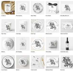 Retro  Ornamenten Bedankt Notitiekaartje