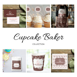 Cupcake Bakker Bakkerij Chef Catering Business Schort