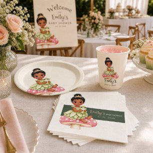 Uitnodiging voor Little Princess Frog Baby Shower
