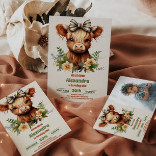 Boerderij Heilige Koe Hoogland 1e Verjaardag Kaart