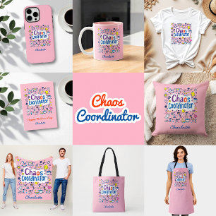 coördinator chaos   Mom Life   Grappige Moederdag iPhone 16 Pro Max Hoesje