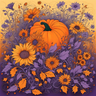 In de tuin van Halloween Servet