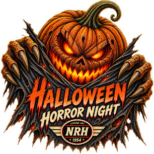 Halloween Horror Night Vintage Dames Zip Hoodie