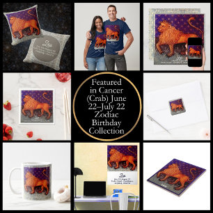 Leo Leeuw Zodiac Teken Horoscoop Verjaardagsfeest Magneet