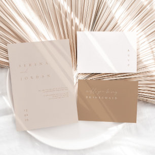 Modern eenvoudig minimalistisch tabelnummer voor i kaart