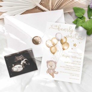 Wat is er op je Beer Ballon Baby shower Game? Kaart