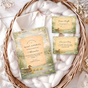 Wilde Eend Baby Shower Kaart