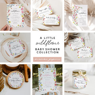 Boho Kleurrijke Wildflower Sprookje Baby shower Servet