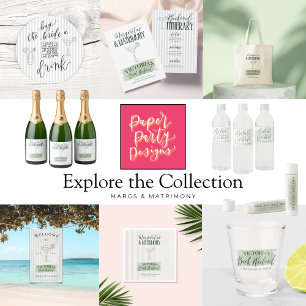 Margs en het huwelijk Bachelorette uitnodiging