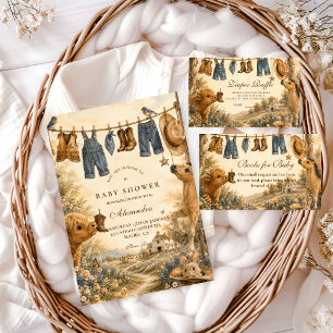 Grillige Jongen Western Boho Baby Shower Servet
