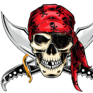 Pirate 50th Birthday Party Invitation Kaart