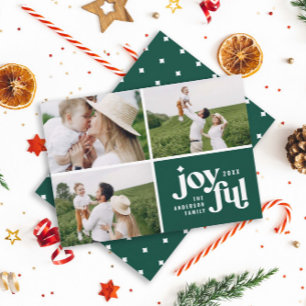 modern joyful 1 foto folie vakantie briefkaart