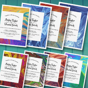 Moderne hedendaagse Abstracte olieverf Kaart