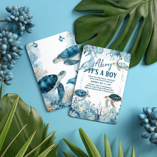 Onder het Zee Blue Ahoy is het een Baby shower van Servet