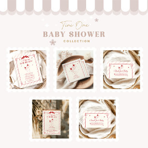 Schattigee Tini One is onderweg naar het Baby show Informatiekaartje