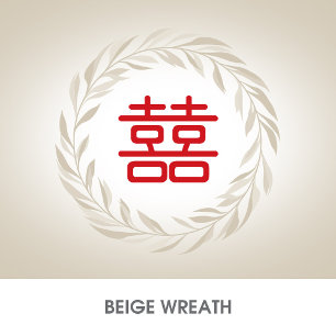 Chinees Dubbelgeluk in één bruiloft All In One Uitnodiging