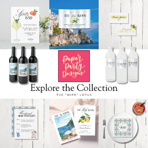 De vrouw Lotus Bachelorette Party Uitnodiging