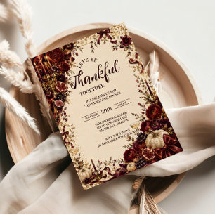 Luxe Weelderige Thanksgiving Soirée Servet