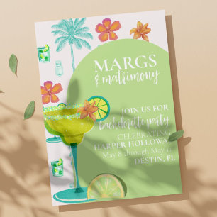 Trendy Margs & Huwelijk Bachelorette Party Kaart
