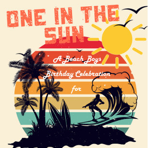 Eén in de zon Retro Beach Party servetten