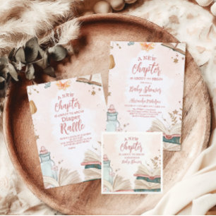 Een nieuw hoofdstuk Storybook Baby shower Servet