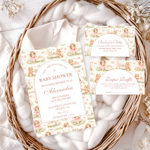 Sprookjesachtige Fee Baby Shower Luiers Raffle Informatiekaartje