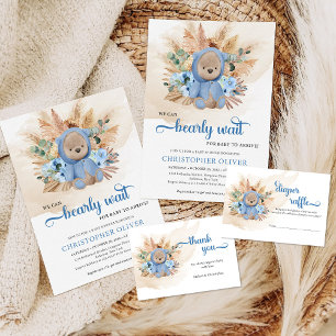 Tropische teddy berengras Baby shower Napki Servet