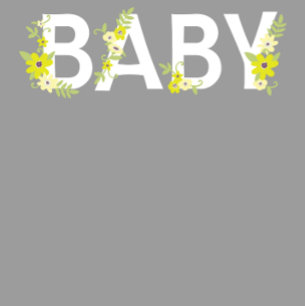 Baby in Bloom Shower  Flower Gender Neutral Kaart