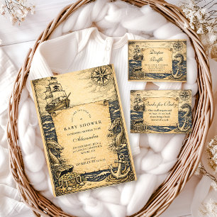 Klassieke Verhalenboek Piraat Baby Shower Servet