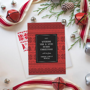 Kerstzweet Snowflake Adres Rubber Stempel