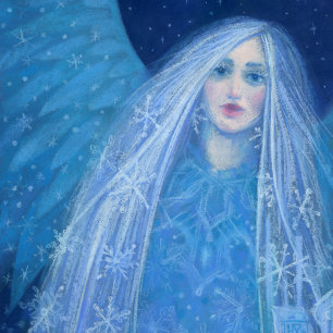 Metelitsa Sneeuwmeisje Snegurochka Kerstman Feestdagen Kaart