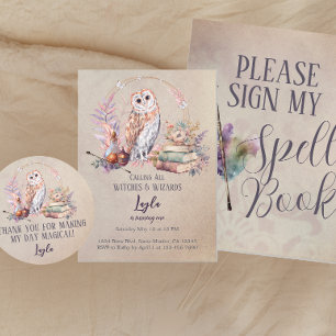 De Tovenaar van het Meisje van de Magic Owl Eerste Kaart