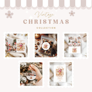8 Foto Schattige Gingerbread Christmas Feestdagenkaart