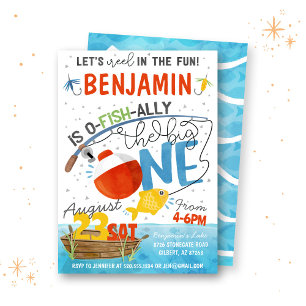 Jongen Vist de grote één verjaardagspapier servett Servet