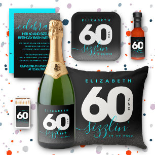 Modern Girly Ice Blue 60 en Sizzlin' Kaart