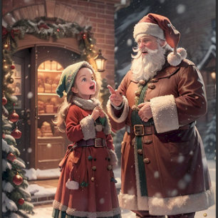 Santa Stamp Pad Rubberstempel