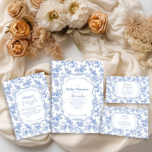 Baby shower van Toile De Jouy Woodland Servet