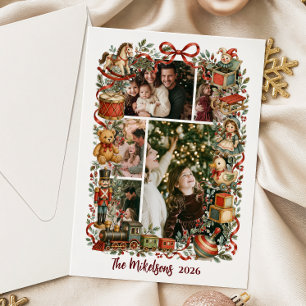 Foto Feestelijke Vintage Speelland Prentenboek Ker Acryl Uitnodigingen