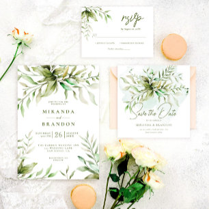 Sage Groen Eucalyptus Foliage Bruiloft Dank u Ronde Sticker