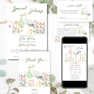 Speciaal baby shower van de leverende opslagveer ronde sticker