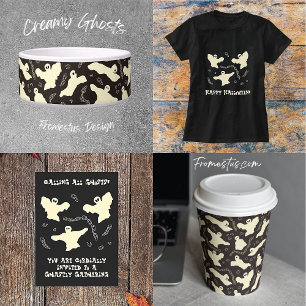 Creamy Ghosts - Halloween patroon. Koffiemok