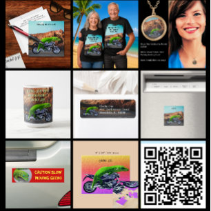 Ride in pensioen Gecko Motorcycle Party Uitnodigen