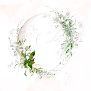 Elegant Rustic Eucalyptus blaast roze bruiloft uit Kaart