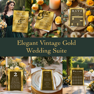 Deluxe Antiek Golden Bedankjes Labels