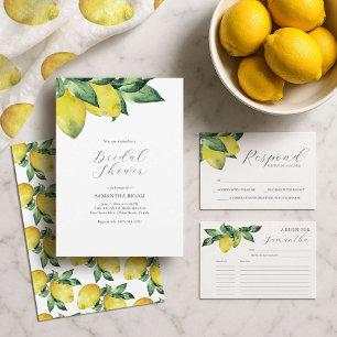 Bruidsdouche uitnodigingen Elegante Amalfi Tegel