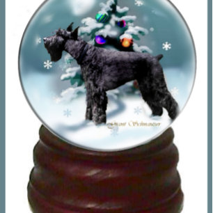 Giant Schnauzer Kerstmis Feestdagen Kaart