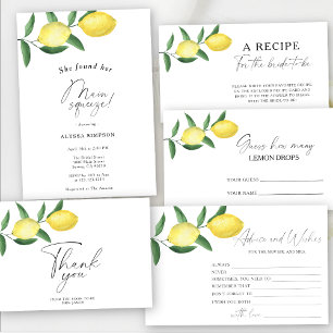 Lemon Citrus - Wie ben ik vrijgezellenfeest spel Briefpapier