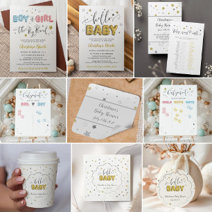 Voorspellingen voor de baby genderneutrale grijze 