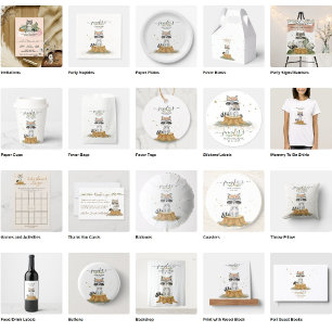 Raccoon Baby shower nieuwe mama bedankt Informatiekaartje