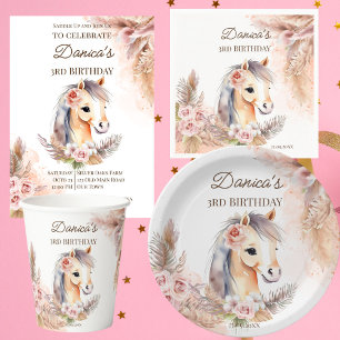 Paarden pony thema geschenken beige schattige paar koffiemok
